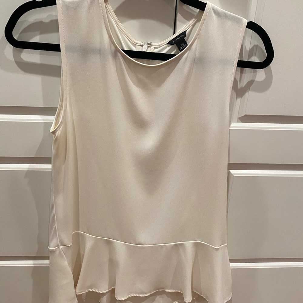 Ann Taylor white blouse